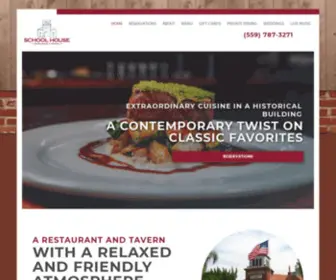 Schoolhousesanger.com(Schoolhouse Restaurant & Tavern) Screenshot