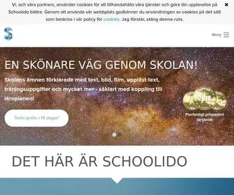 Schoolido.se(Anpassad distansundervisning för högstadiet. Prisvinnande lärresurs som följer läroplanen) Screenshot