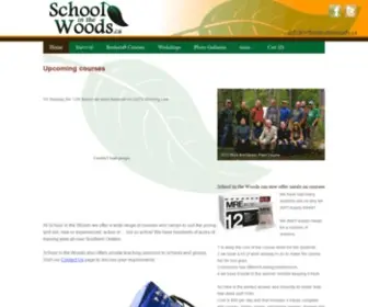 Schoolinthewoods.ca(School In The Woods) Screenshot