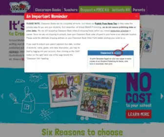Schoolmatepublishing.com(Fast & Easy Student Publishing) Screenshot