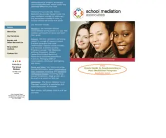 Schoolmediation.com(Peer Mediation Resources from School Mediation Associates) Screenshot