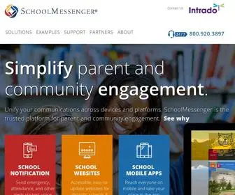 Schoolmessenger.ca(Schoolmessenger) Screenshot