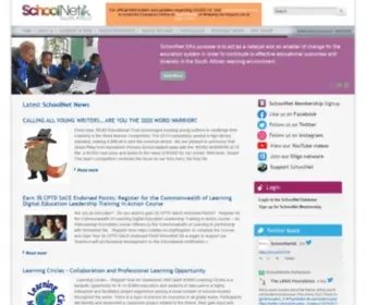 Schoolnet.org.za(SchoolNet South Africa) Screenshot