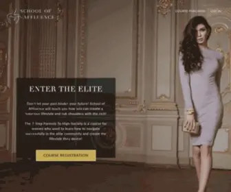 Schoolofaffluence.com(About School of Affluence) Screenshot