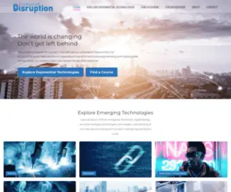 Schoolofdisruption.com(School of Disruption) Screenshot