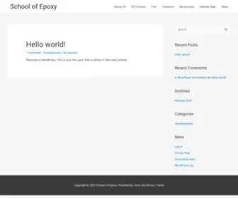 Schoolofepoxy.com(Schoolofepoxy) Screenshot