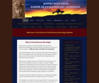 Schoolofevolutionaryastrology.com(School of Evolutionary Astrology) Screenshot