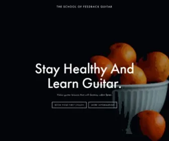 Schooloffeedbackguitar.com(The School of Feedback Guitar) Screenshot