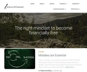 Schooloffreedom.eu(The School of Freedom's main goal) Screenshot