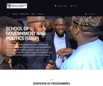 Schoolofgovernmentandpolitics.org(SOGP Africa) Screenshot