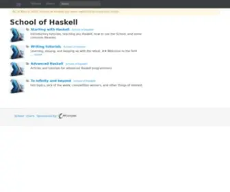 Schoolofhaskell.com(Schoolofhaskell) Screenshot