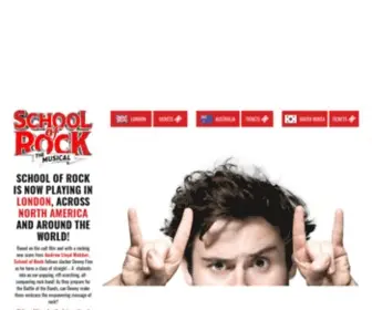 Schoolofrockthemusical.com(Official Website & Tickets) Screenshot