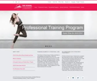 Schooloftdt.org(The School of Toronto Dance Theatre) Screenshot