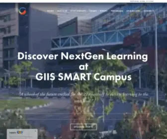 Schoolofthefuture.sg(GIIS is proud to present the school of the future. This SMART campus) Screenshot