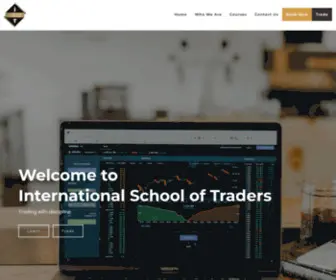 Schooloftraders.com(International School of Traders) Screenshot