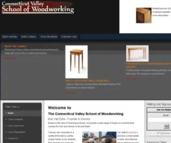 Schoolofwoodworking.com(Sample of Woodworking school) Screenshot