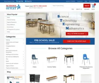 Schooloutlet.com(School & Classroom Furniture Supply) Screenshot