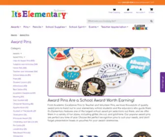 Schoolpinsnow.com(Elementary Award Pins) Screenshot