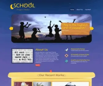 Schoolprojectmaker.com(School Project Maker) Screenshot