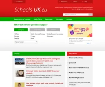 Schools-UK.eu(List of schools in United Kingdom) Screenshot