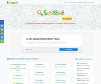 Schools.org.in(Schools in India) Screenshot