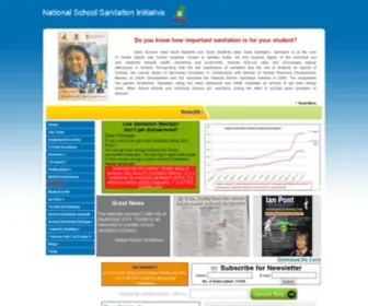 Schoolsanitation.com(National School Sanitation Initiative) Screenshot