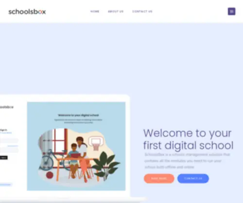Schoolsbox.com(How do you run your school) Screenshot