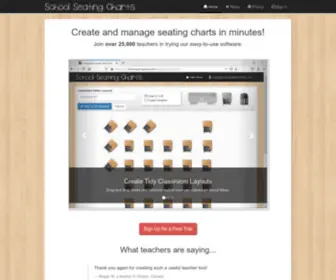 Schoolseatingcharts.com(Classroom Layout Tool) Screenshot