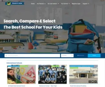 Schoolsinqatar.net(Schools in Qatar) Screenshot