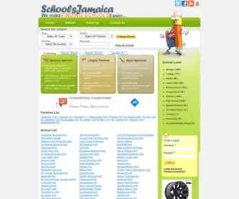 Schoolsjamaica.com(Jamaican school search directory list) Screenshot