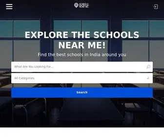 Schoolsnearme.co.in(Schools near me) Screenshot