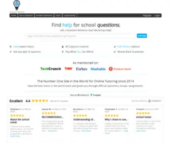 Schoolsolver.com(School Solver) Screenshot