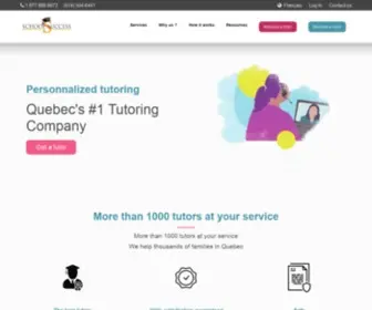 Schoolsuccess.ca(Tutoring Montreal) Screenshot