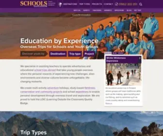 SchoolsWorldwide.co.uk(School Trips Abroad) Screenshot