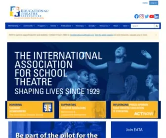 Schooltheatre.org(Educational Theatre Association) Screenshot