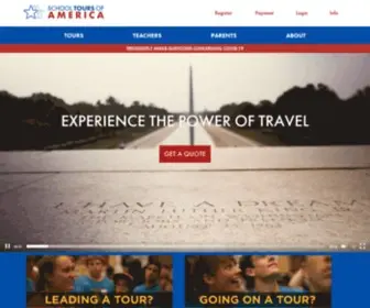 Schooltoursofamerica.com(Learn why School Tours of America) Screenshot