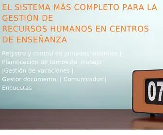 Schooltracker.es(EL SISTEMA MÁS COMPLETO PARA LA GESTIÓN DE RECURSOS HUMANOS EN CENTROS DE ENSEÑANZA) Screenshot