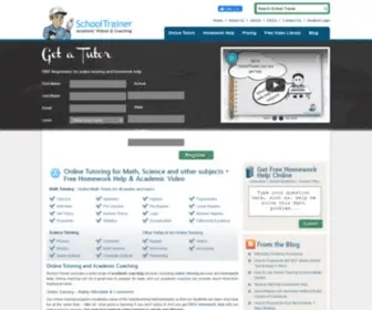 Schooltrainer.com(Online Math Tutoring) Screenshot