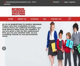 Schooluniformsolutions.com(School Uniform Solutions) Screenshot