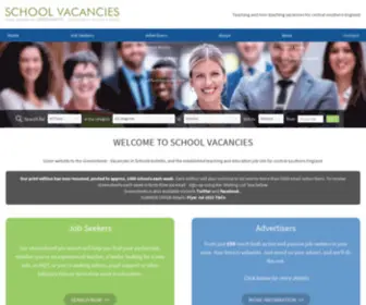 Schoolvacancies.co.uk(Greensheets) Screenshot