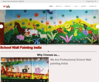 Schoolwallpainting.com(School wall painting artist) Screenshot