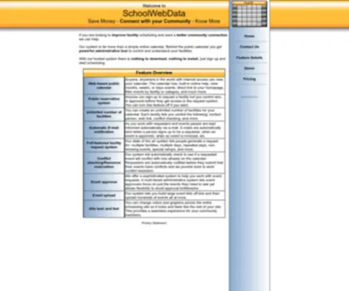 Schoolwebdata.com(School) Screenshot