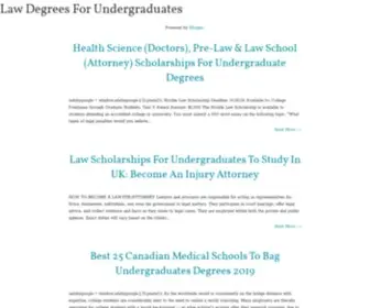 Schoolweb.pw(Law degrees for undergraduates) Screenshot