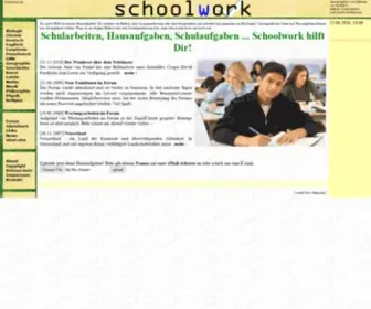 Schoolwork.de(Französisch) Screenshot