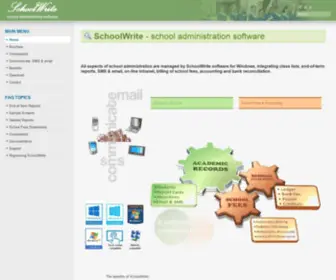 Schoolwrite.com(School administration) Screenshot