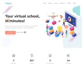 Schoolx.io(Schoolx school management system) Screenshot