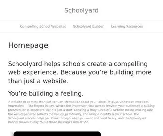 Schoolyard.com(Homepage) Screenshot