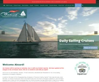Schoonerwoodwind.com(A 74 foot wooden schooner) Screenshot