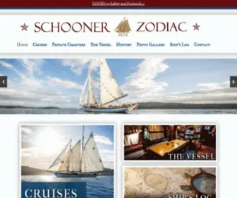 Schoonerzodiac.com(Schooner Zodiac) Screenshot