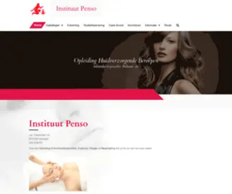 Schoonheidsspecialiste-Opleiding.nl(Penso Opleidingen) Screenshot
